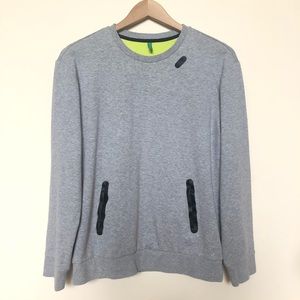 Men’s Small Gray European Pullover